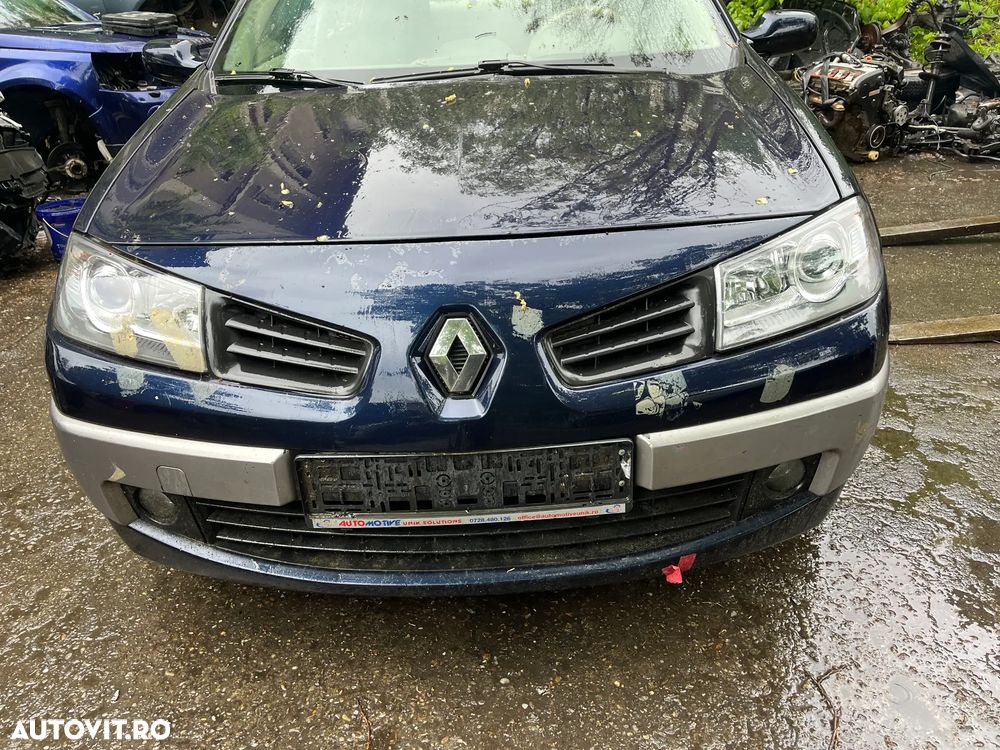 Dezmembrez Renault Megane 2 facelift 2008 albastru inchis 1,6 16V benzina NV472 - 7
