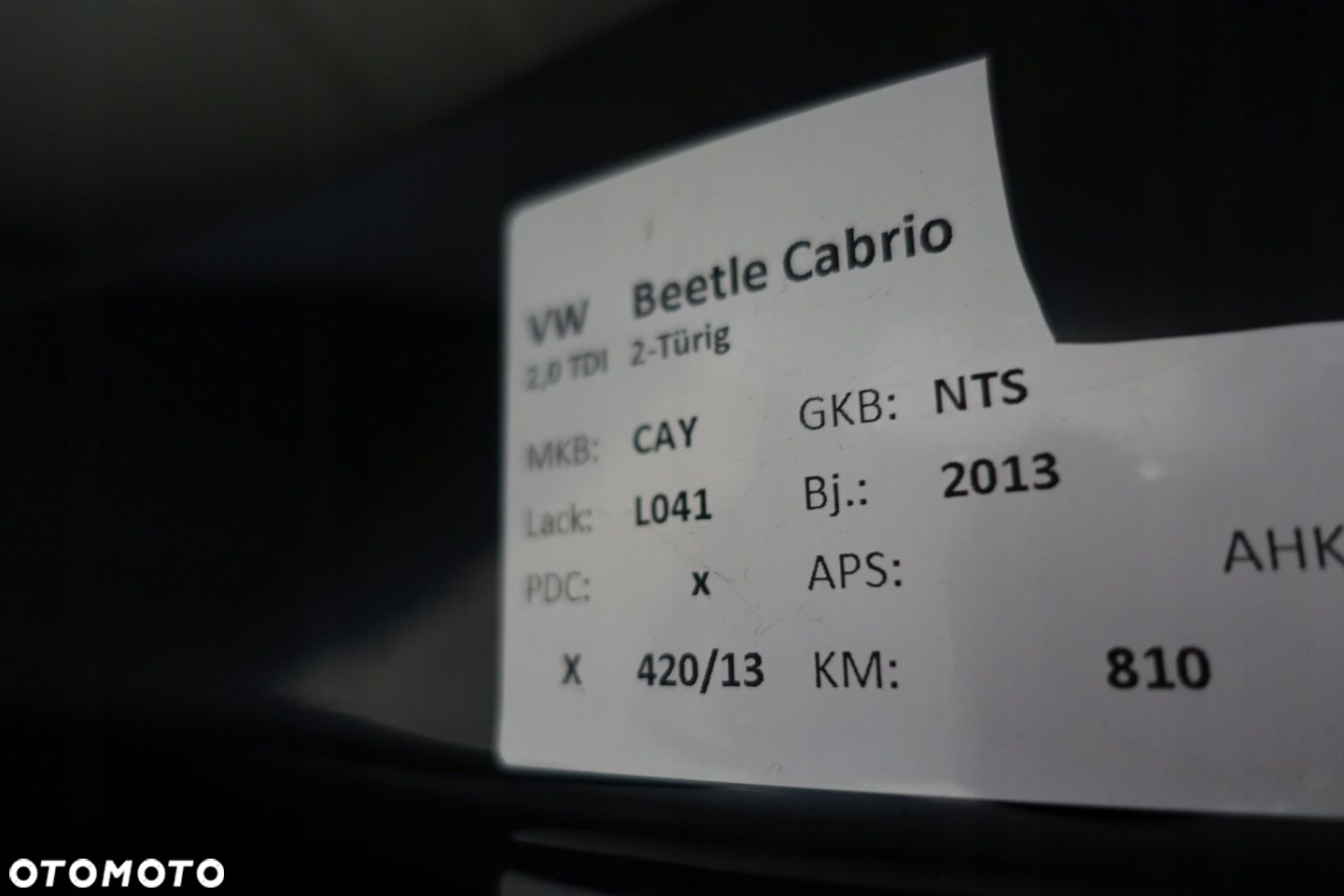 VW BEETLE 5C3 CABRIO DRZWI PRAWE GOŁE IGŁA L041 - 4