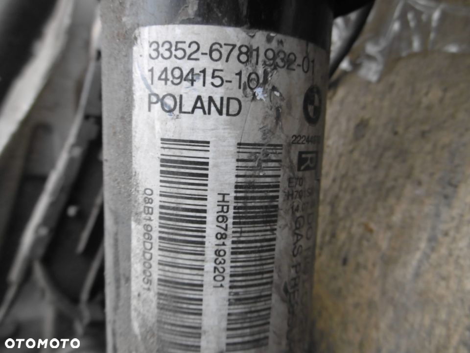 ZAWIESZENIE TYŁ BELKA PÓŁOSIE BMW X5 X6 E70 E71 3.0D - 3