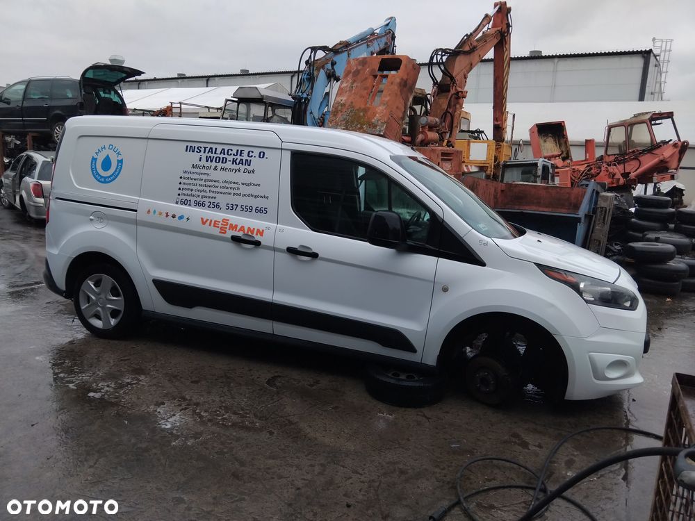 Ford Transit Connect 13- ćwiartka tył pas prawa long biały lakier kod 5d - 1