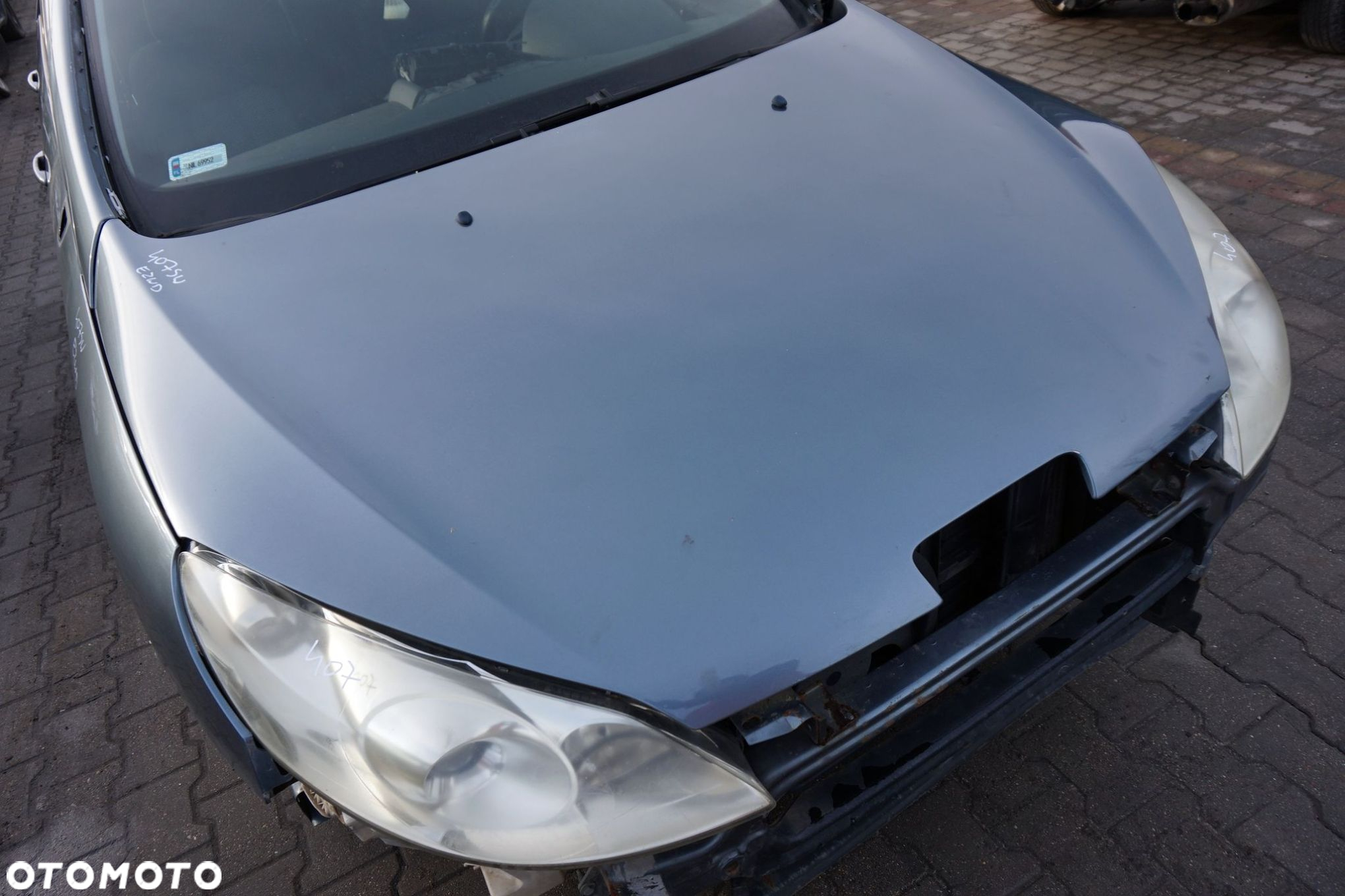MASKA POKRYWA SILNIKA 407 SW EZWD SZARY PEUGEOT 2004-2007 - 3