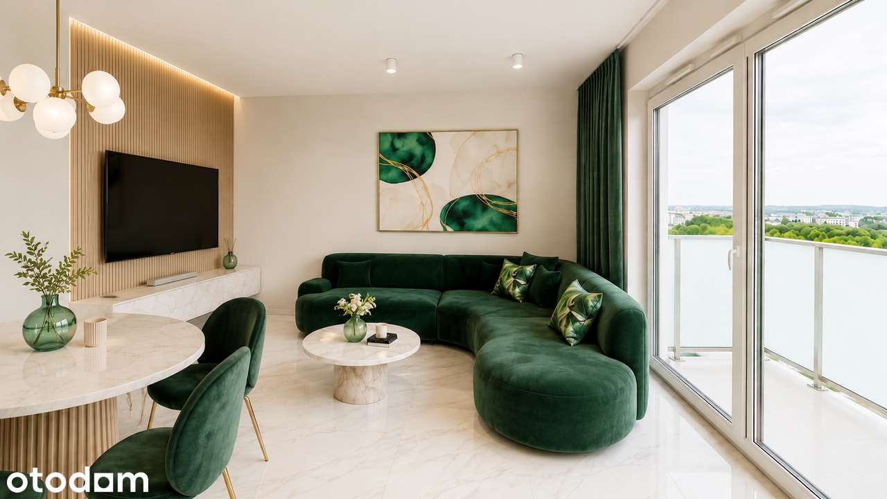 • DUŻE NAROŻNE Z WIDOKIEM • | 2pokoje 54 m² | Winogrady | DO ODBIORU!