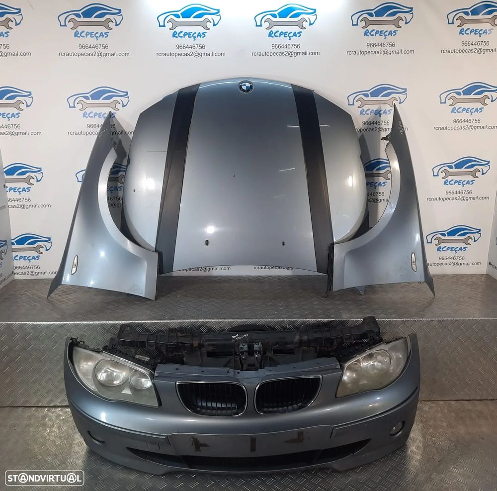 FRENTE COMPLETA BMW SERIE 1 E87 E81 PRE-LCI CAPOT PARACHOQUES GUARDA-LAMAS OTICAS RADIADOR VENTILADOR FRENTE FIBRA REFORÇO - 4