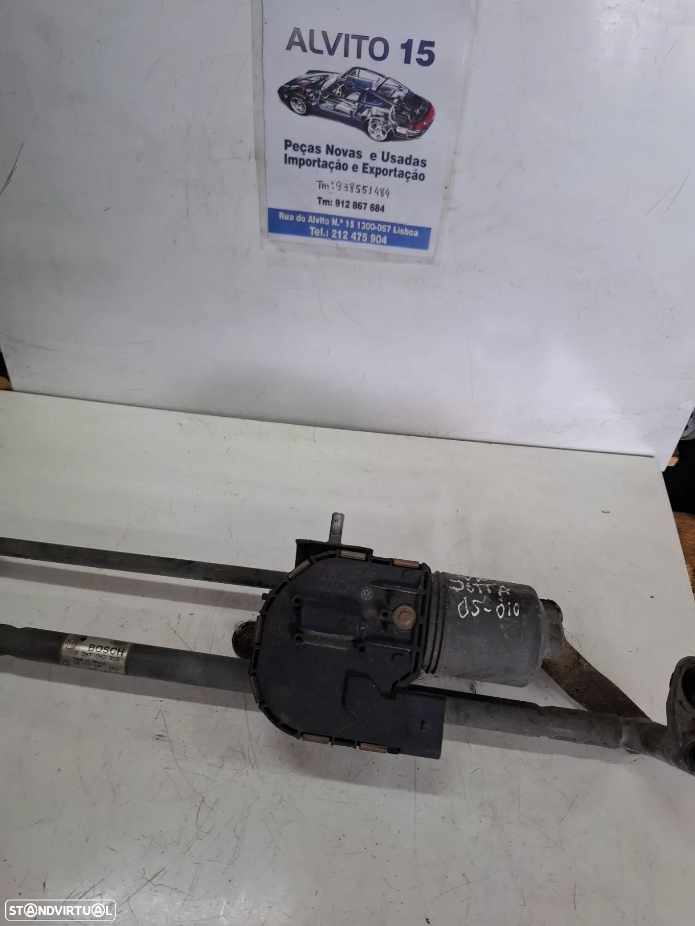 Motor limpa vidros VW Passat - Jetta  2005 - 2010 ref: 3397020806 - 1