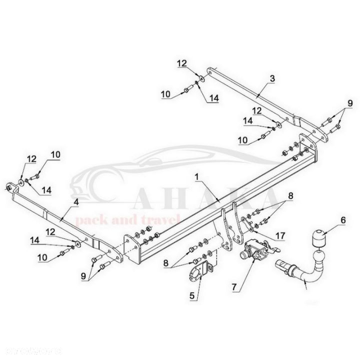 Hak Holowniczy Automat Do Renault Megane Iii Grandtour Kombi 2009-2012 - 3
