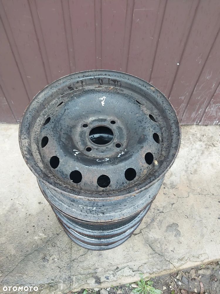 Felgi komplet Felga 14 cali 4x108 Citroen C3 C2 Berlingo Peugeot Partner - 1