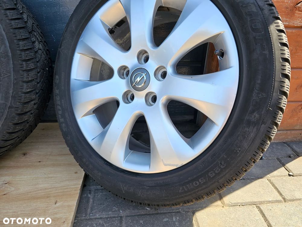 FELGI ALUMINIOWE KOŁA OPONY ZIMOWE OPEL ASTRA J K ZAFIRA C INSIGNIA B R17 5x115 ET44 225/50/17 - 5