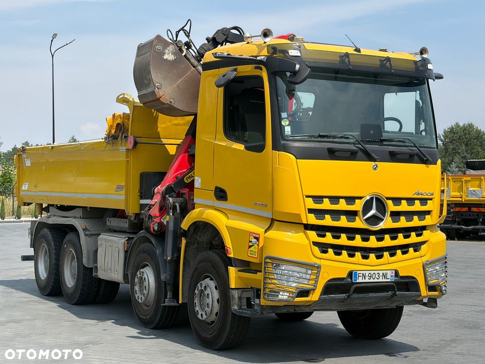 Mercedes-Benz Arocs 8x4 z HDS Palfinger Epsilon | 2020 | Euro 6 | Nowy model | Gotowy do pracy