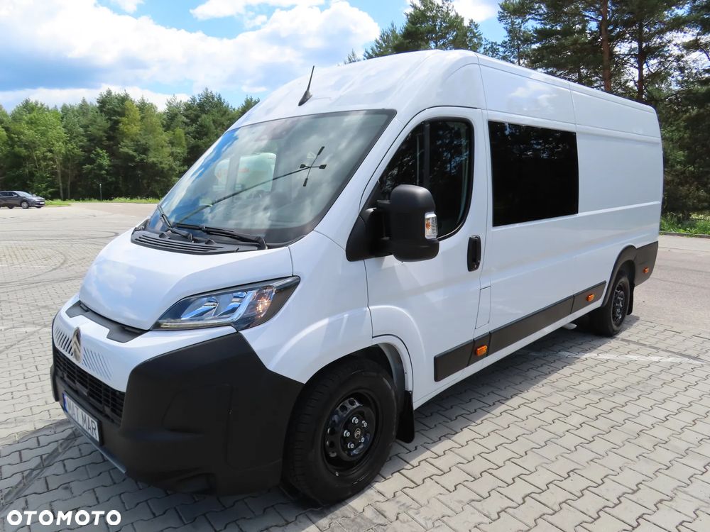 Fiat DUCATO Heavy 2.2 H3-Power 180 KM AT8 Automat L4H2 MAXI DOKA Dubel Brygadowy MIXTO 7-Mio Os.+1025 Kg Ład. Rozstaw Osi 4035 mm WZMACNIANY FULL OPCJA Wyposażenia Gwarancja Fabryczna HAK 3000 KG Stan Auta Jak Z Salonu NOWY - 5