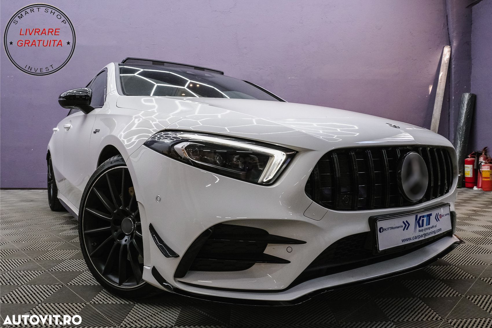 Ornamente bara fata flapsuri Mercedes A Class W177 V177 (04.2018-2022) A35 Design - livrare gratuita - 6