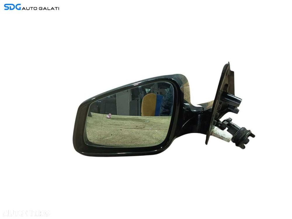 Oglinda Electrica Stanga cu Pliere Rabatare BMW Seria 5 F10 2009 - 2014 Culoare 300 Alpinweiss [C5266] - 2