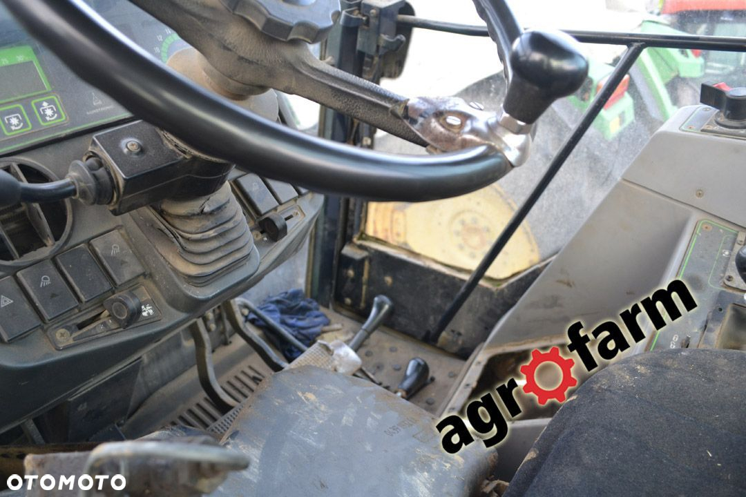 Deutz części używane Agrostar 6.81 6.61 silnik skrzynia zwolnica piast koło zwrotnica wał podnośnik - 4