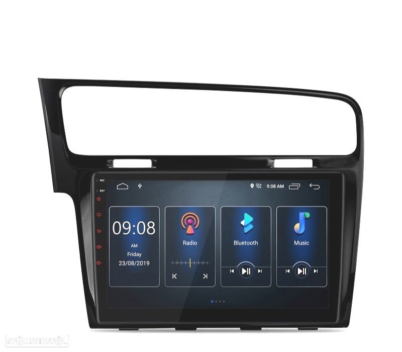 AUTO RADIO GPS 10" TÁCTIL PARA VOLKSWAGEN VW GOLF VII ANDROID 12 HDMI CANBUS BLUETOOTH FULL RCA - 2