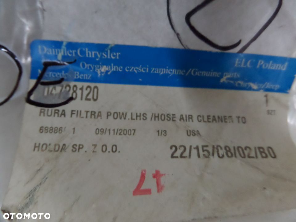 CONCORDE INTERPID RURA PRZEWÓD POWIETRZA 04728120 - 3