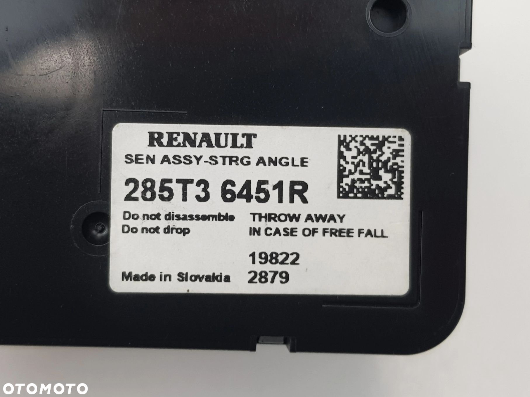 Czujnik kąta skrętu Renault Megane IV Clio V Talisman 285T36451R - 9
