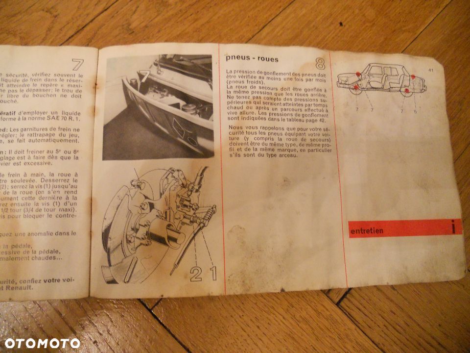 RENAULT 11, 1132, MAJOR 1969 r. INSTRUKCJA Instrukcja Obsługi - 3