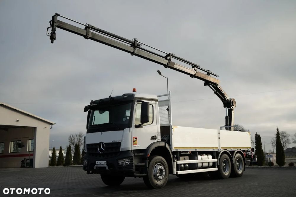 Mercedes-Benz AROCS 2640 / 6x4 / SKRZYNIOWY - 6,5 M / HDS HIAB 144 / wysów: 12,5 M / EURO 6 / STEROWANIE RADIOWE / ROTATOR / - 1