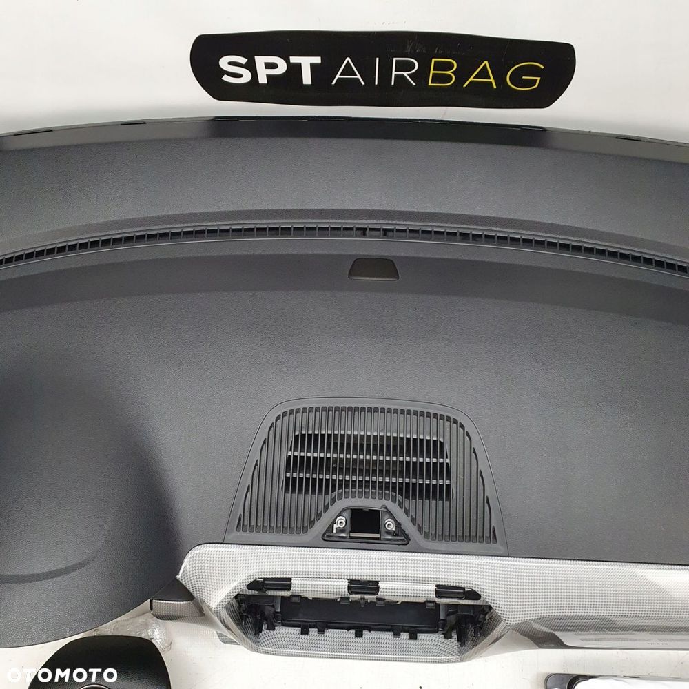 VW E-UP DESKA ROZDZIELCZA KONSOLA KOKPIT PULPIT PODUSZKI AIRBAG AIR BAG PASY KIT SET - 3