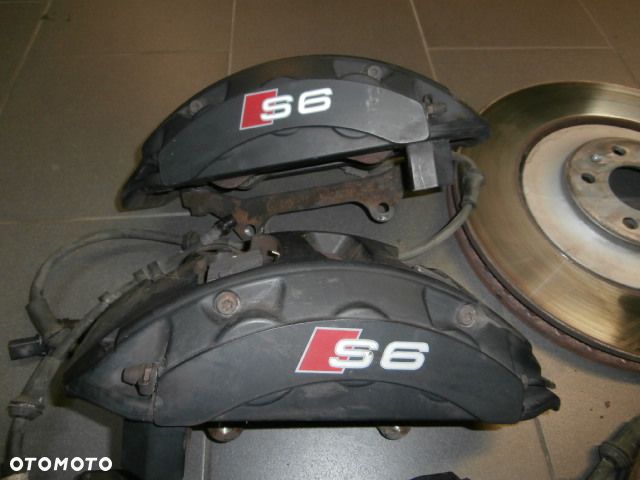 ZACISKI TARCZE HAMULCOWE AUDI S6 S7 400x38 400mm 356x22 356mm PRZÓD TYŁ 4G0615105BS 4G0615106BS - 2