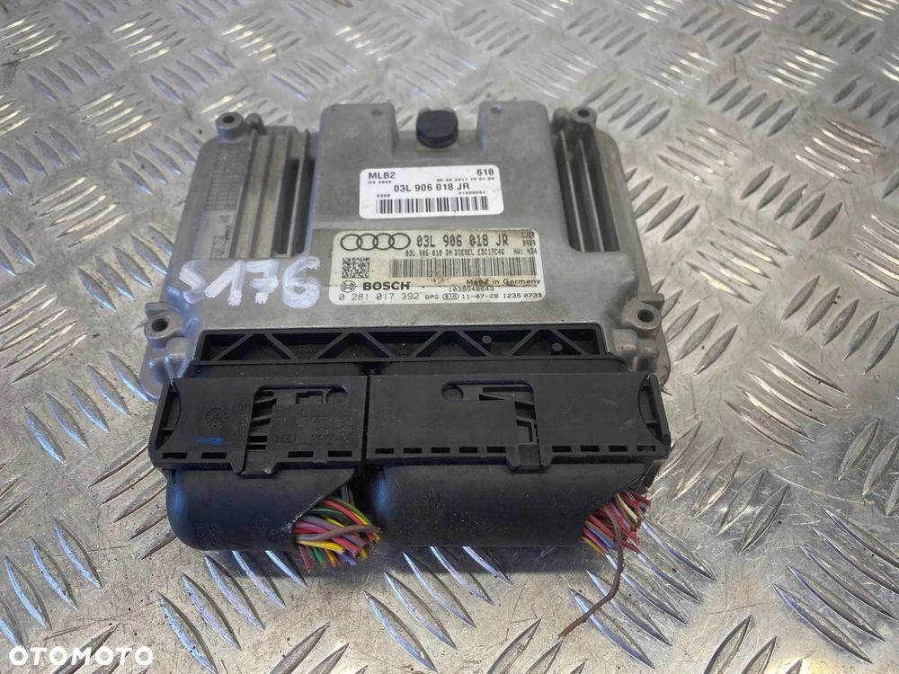 KOMPUTER STEROWNIK SILNIKA AUDI A4 B8 A5 8T 2.0 TDI 03L906018JR - 1