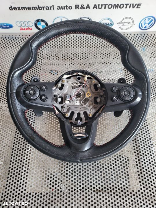 Volan Din Piele Cu Comenzi Si Padele Mini Cooper One Clubman Countryman S F54 F55 F56 F60 - 2