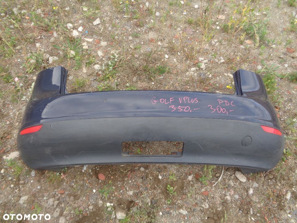 VW GOLF V PLUS ZDERZAK TYŁ TYLNY KPL. PDC - 1