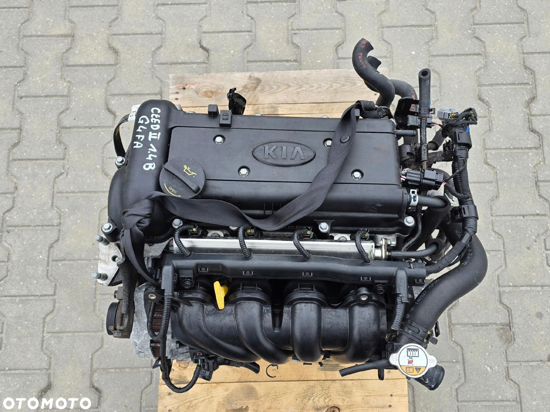 HYUNDAI I20 I30 II KIA CEED II SILNIKA 1.4 16V G4FA 161TYŚ.KM - 2