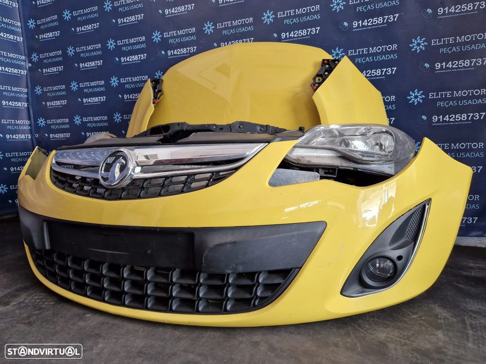 Frente completa usada OPEL CORSA D 2014 capot parachoques oticas guarda lamas radiador - 4