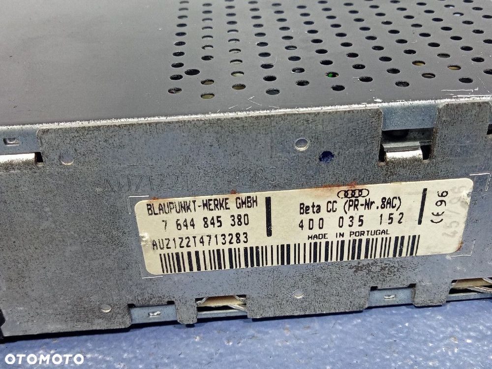 AUDI A6 C5 RADIO KASETA 4D0035152 - 5
