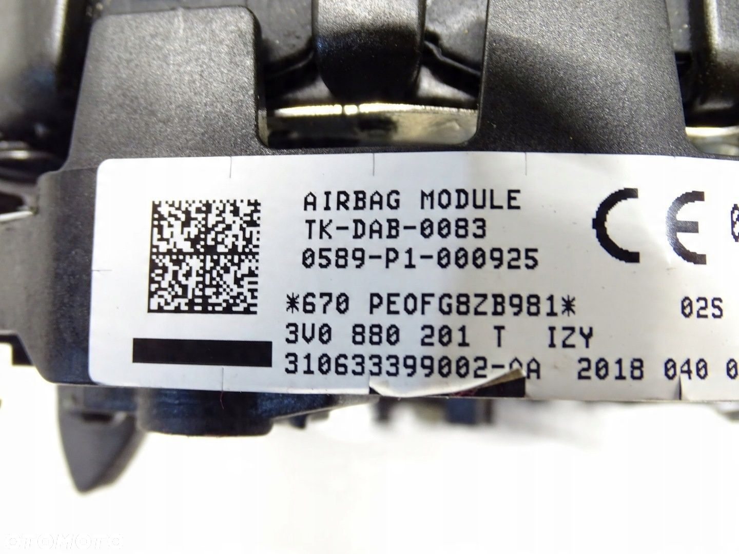 PODUSZKA KIEROWCY AIRBAG SKODA SUPERB III 15- 3V0880201T - 4