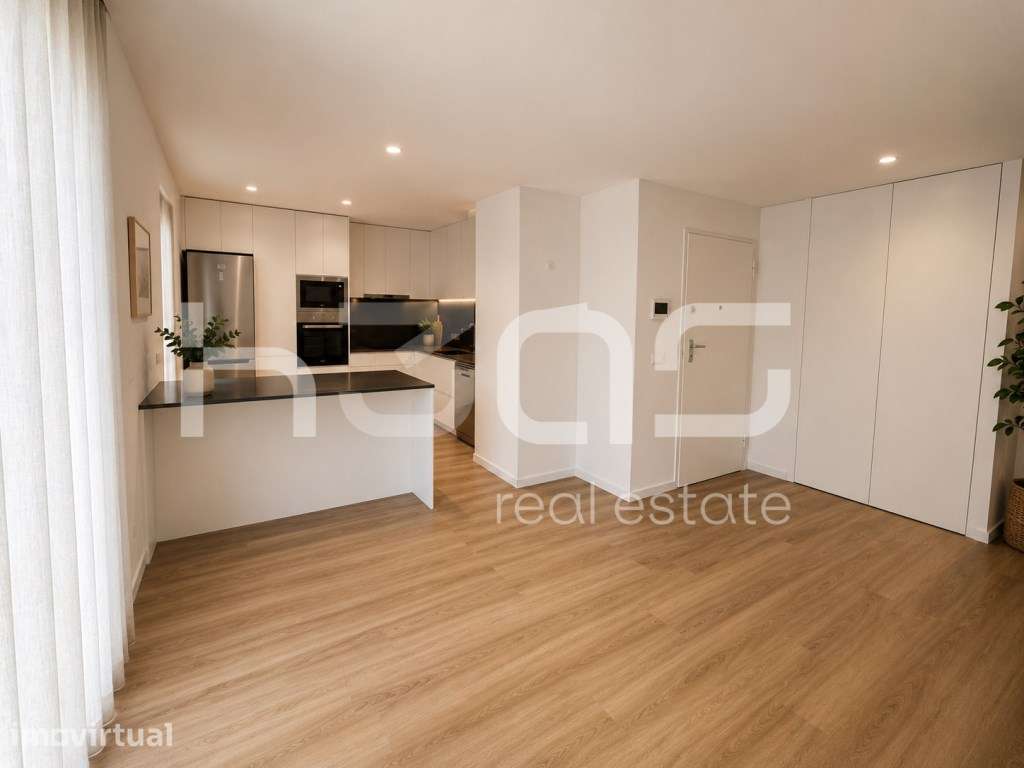 Apartamento T3 com Acabamentos Modernos, Varandas Amplas e Churrasq... - Grande imagem: 2/8