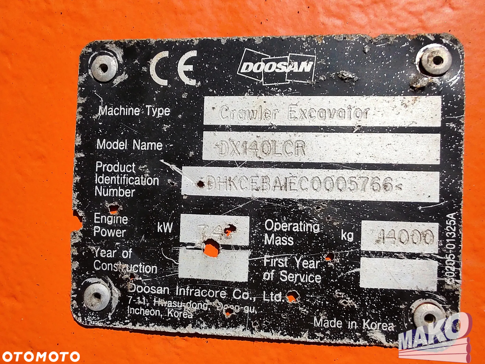 Doosan DX140LCR - 16