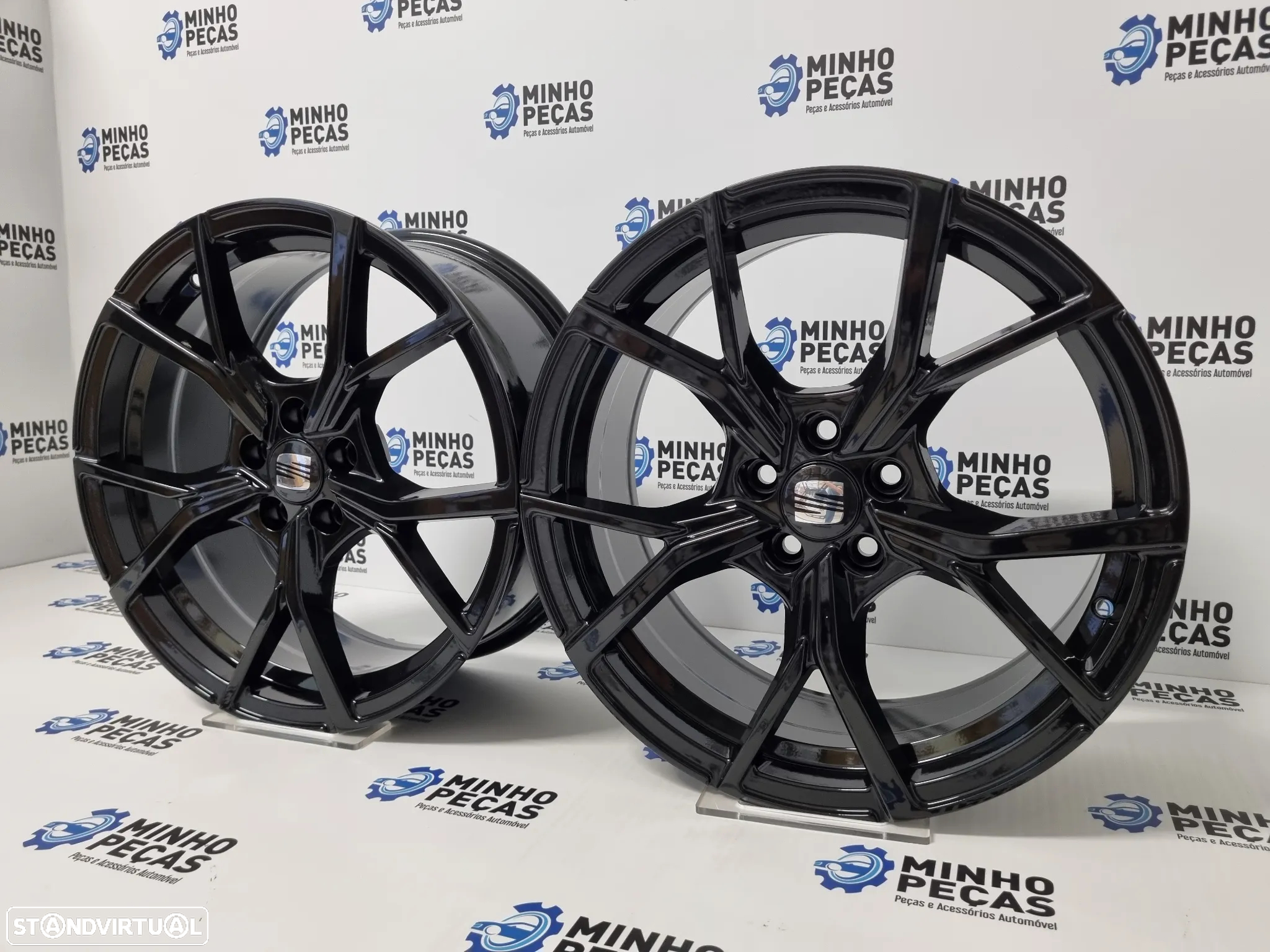 Jantes Look Seat Ibiza em 17 (5x100) Preto Brilho - 3