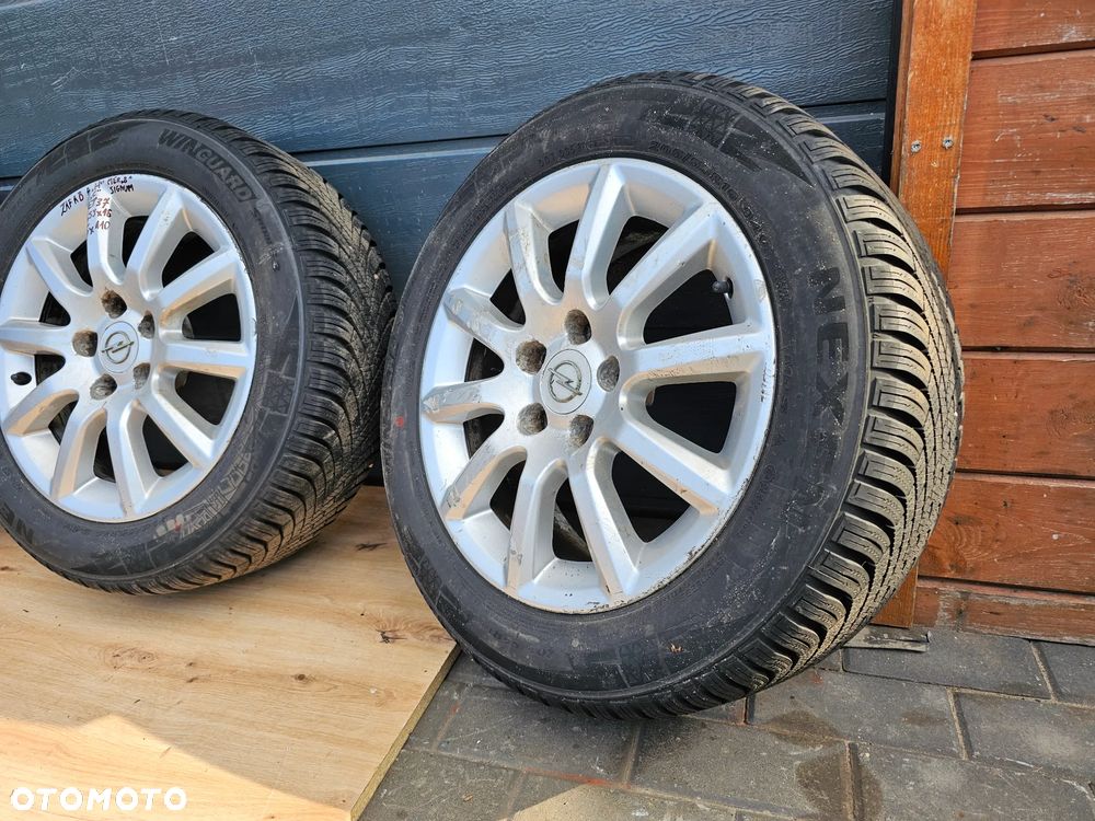 KOŁA FELGI ALUMINIOWE OPONY ZIMOWE OPEL VECTRA ASTRA ZAFIRA SIGNUM MERIVA 16 cali 5x110 ET37 205/55/16 - 4