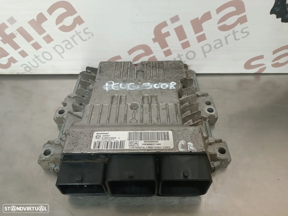 UNIDADE / CENTRALINA DO MOTOR PEUGEOT 308 3008 508 5008 CITROEN C4 C5 PICASSO 1.6HDI S180075002L SID807 9678686080 9666571380 - 3