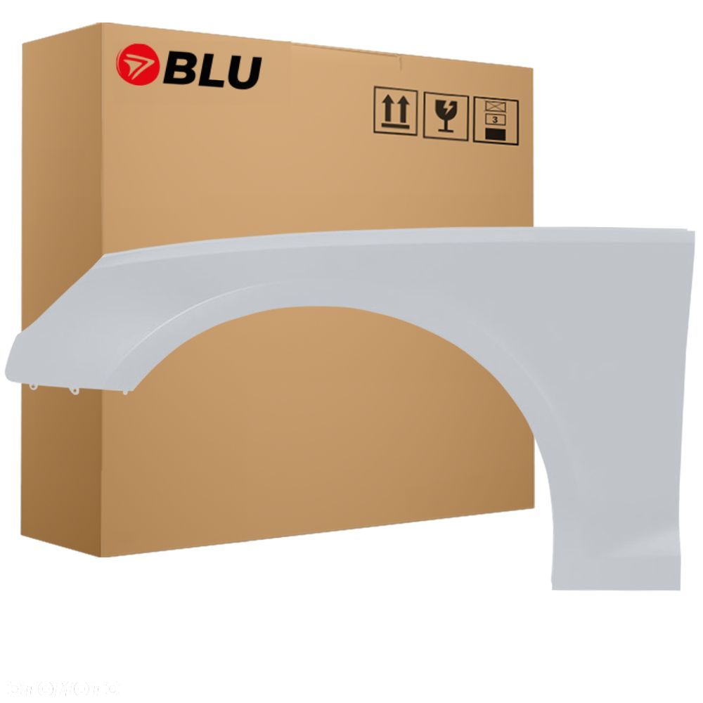 BLU Błotnik AUDI A4 B9 S4 LZ7G lewy przód srebrny 2015-2019 FlorettSilber - 1