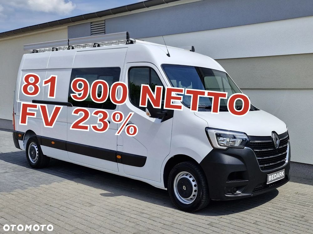 Opel Movano, L3H2, SALON POLSKA, 7 miejsc, DOKA, nawigacja, hak, tempomat, klima - 2
