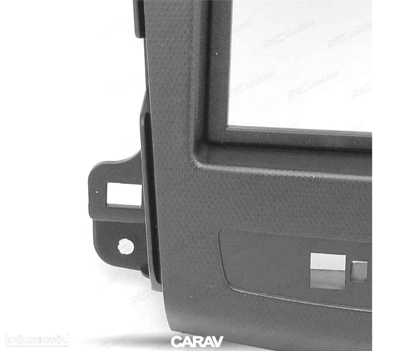 MOLDURA ADAPTADOR CINZA ESCURO PARA RADIO 2-DIN 7" PARA CITROEN C-CROSSER MITSUBISHI OUTLANDER XL PE - 2