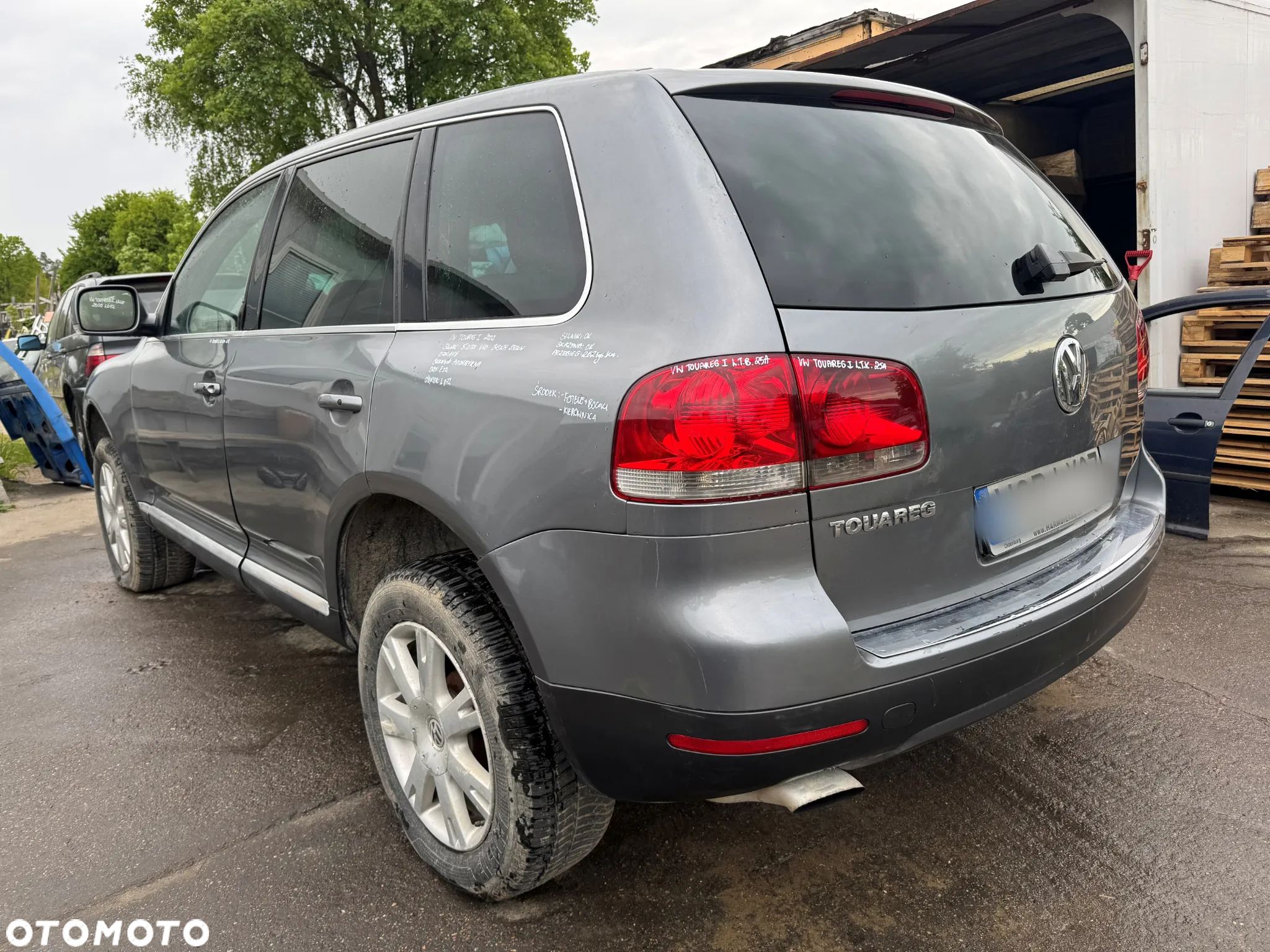 VW TOUAREG I 5.0 TDI V10 313KM AYH SZARY LD7Z NA CZĘŚCI - 6