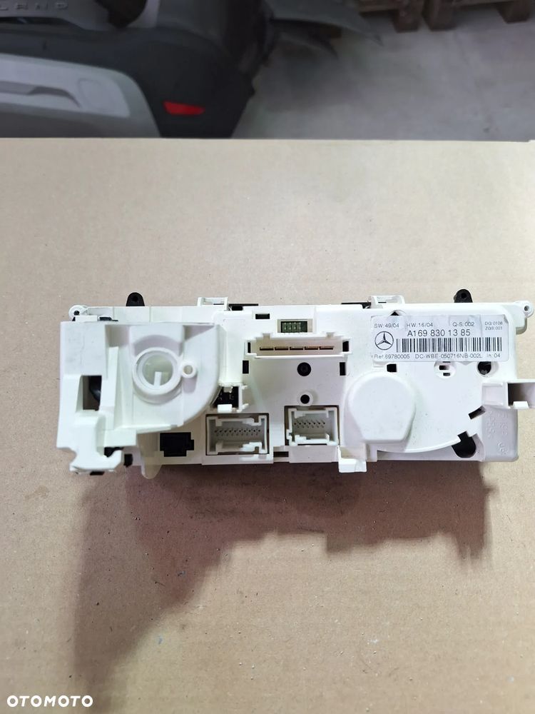 Mercedes A-Klasa W169 W245 Panel klimatyzacji nawiewu A1698301385 - 5