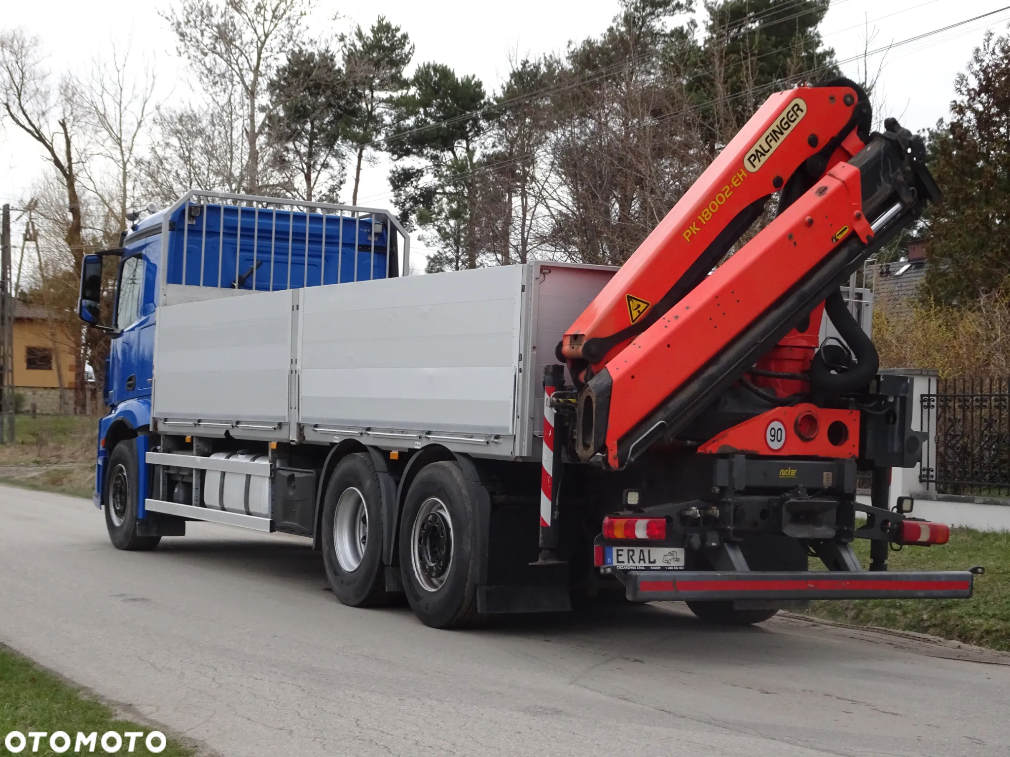 Mercedes-Benz Actros 2545 MP4 EURO 5 EEV HDS Palfinger PK 18002 sprowadzony z Niemiec stan idealny zestaw z przyczepa Krone - 5