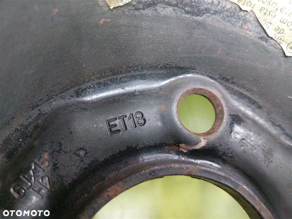 Felga stalowa PEUGEOT 406 PARTNER CITROEN XSARA C5 / 6J 15 ET18 4X108 - 4