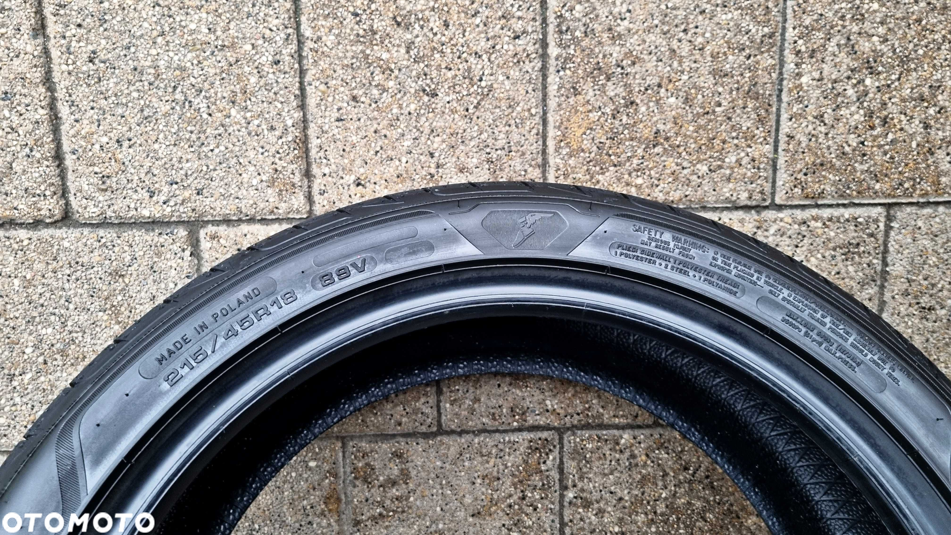 Goodyear Eagle F1 Asymmetric 3 215/45R18 89V Rok 2022.21 - Nowe - 7