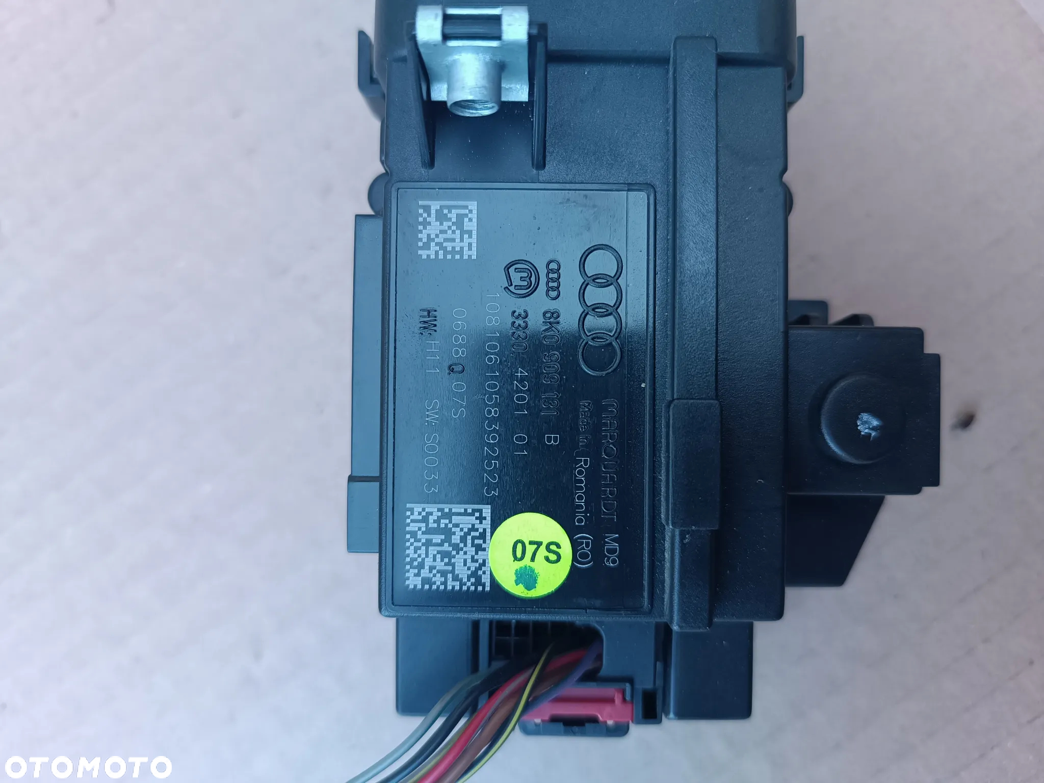 STACYJKA CZYTNIK Z KLUCZYKIEM AUDI A4 B8 A5 8T Q5 8R 8K0909131B - 2