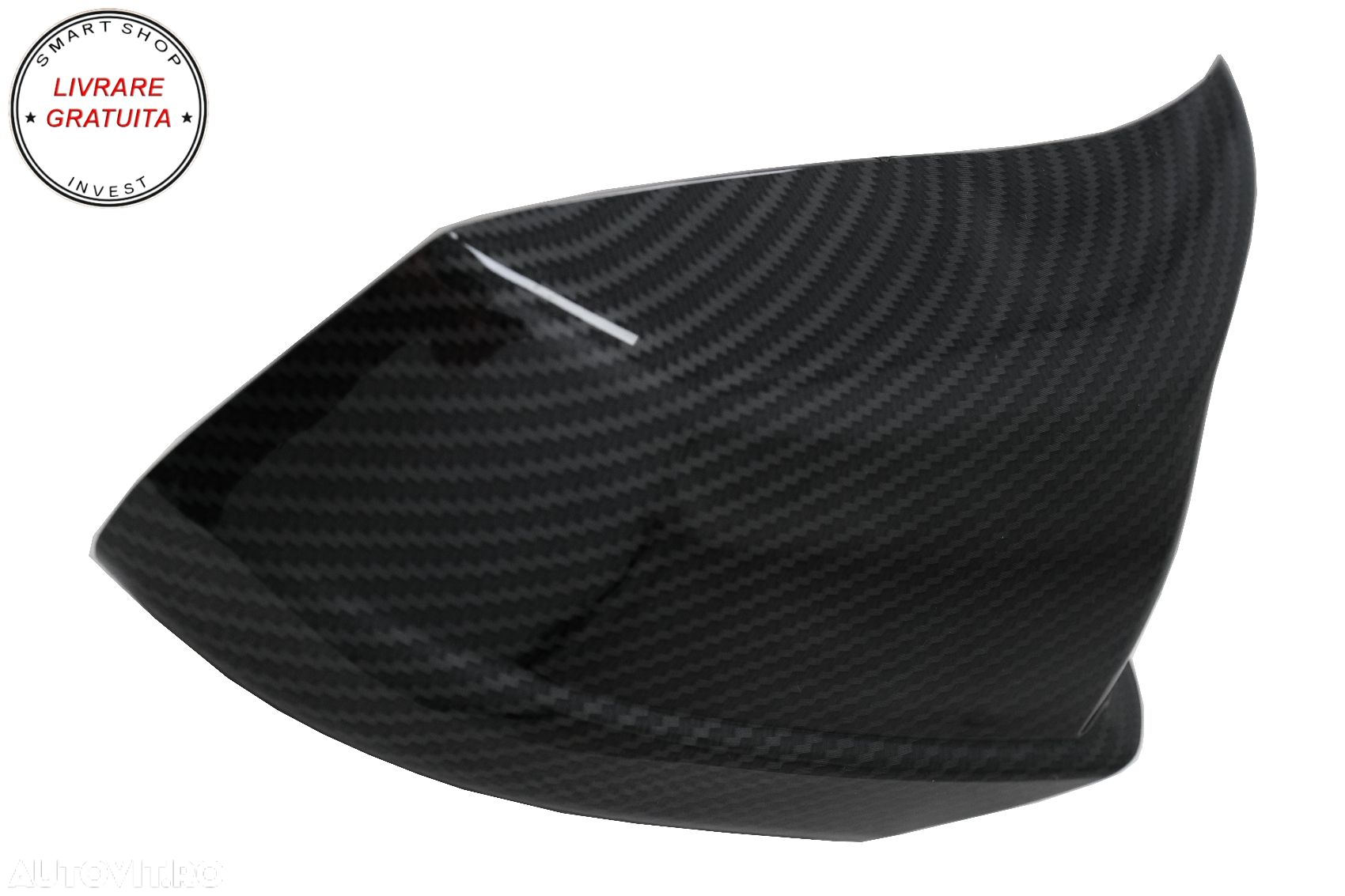 Capace oglinzi BMW Seria 5  F10 F11 F18 Non LCI (07.2010-2013) Carbon Film M Desig- livrare gratuita - 5