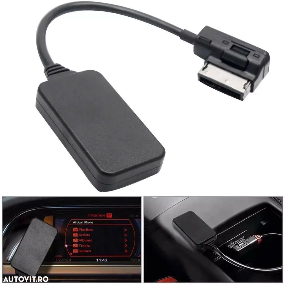 Cablu adaptor GizMondo® AMI MMI Bluetooth 5.0, VW Audi Skoda, 3G - 3