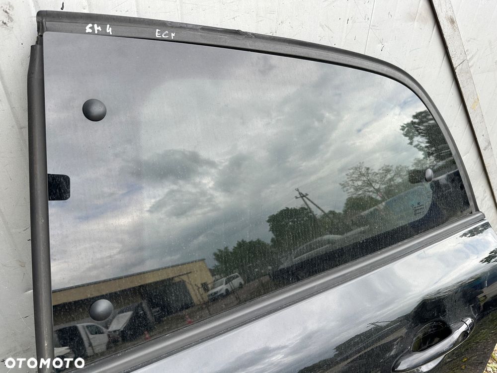 SMART 453  FORFOUR drzwi lewe czarne zlote szyba zamek podnośnik - 3