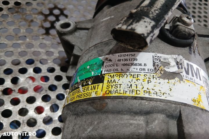 Compresor AC 13124752 401351739 13124752 401351739 Opel Astra H [face - 5