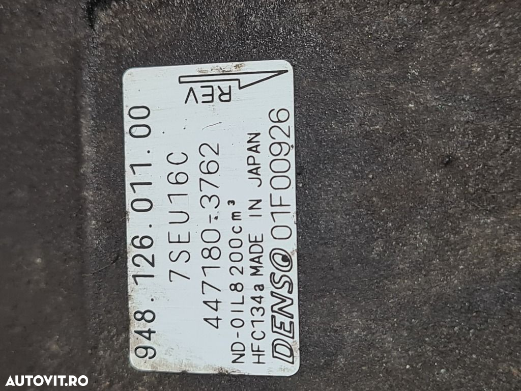 Compresor clima Porsche Cayenne 4.5 Benzina 2002 - 2006 M48.00 (935) 94812601100 - 6