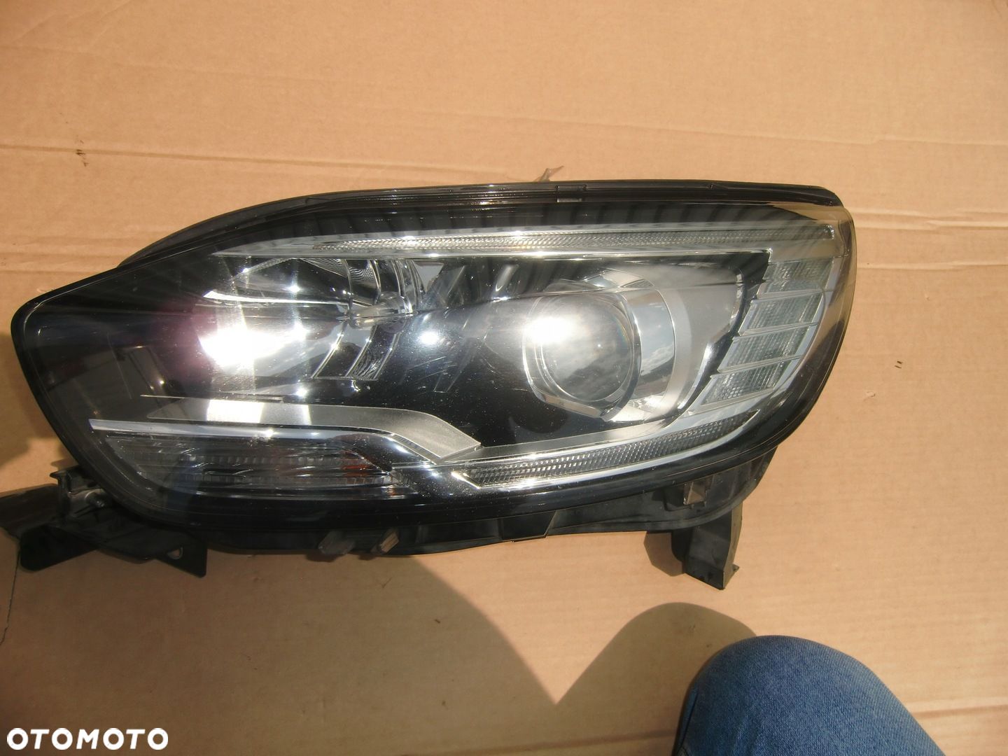 LAMPY LEWA SOCZEWKA LED RENAULT SCENIC IV 4 EUROP ŁADNA - 1